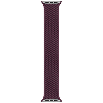 Apple watch gevlochten solo band - Kersen Rood