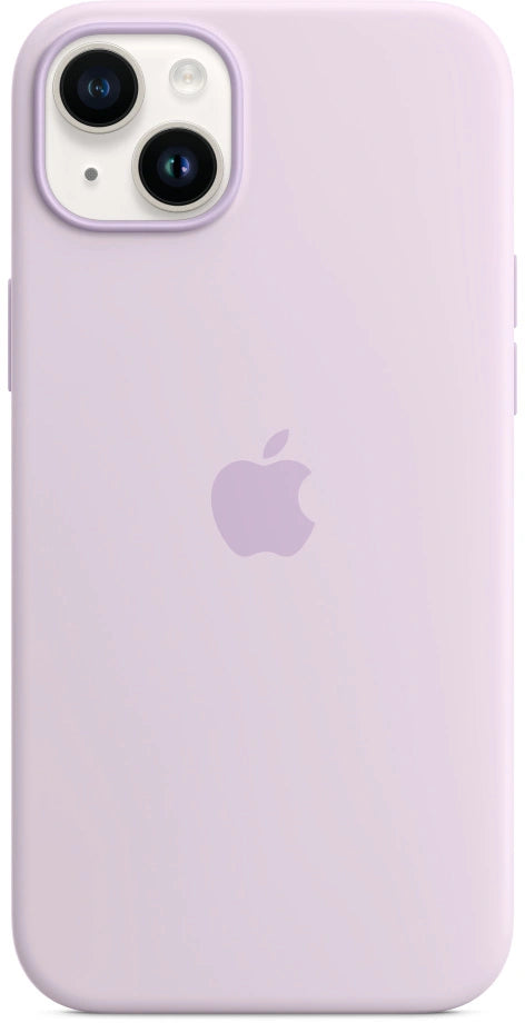 Apple iPhone 14 Plus Siliconen hoesje met MagSafe – Lila