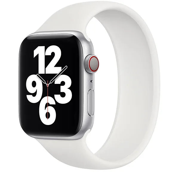 Apple siliconen solo loop band -wit