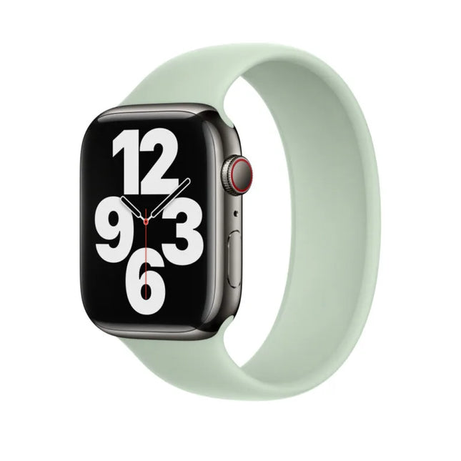 Apple siliconen solo loop band - mineral-groen