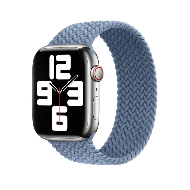 Apple Gevlochten Soloband voor Apple Watch – blauw