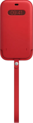 Apple iPhone 12 pro max leren sleeve product - red