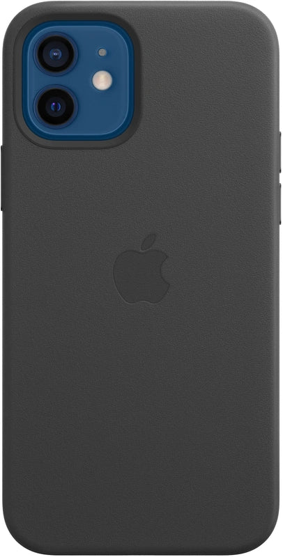 Apple iPhone 12/12 Pro Leren Hoesje met MagSafe - Zwart