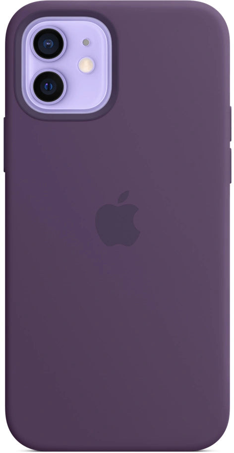 Apple iPhone 12/12 Pro Siliconenhoesje met MagSafe – Amethist (Paars)