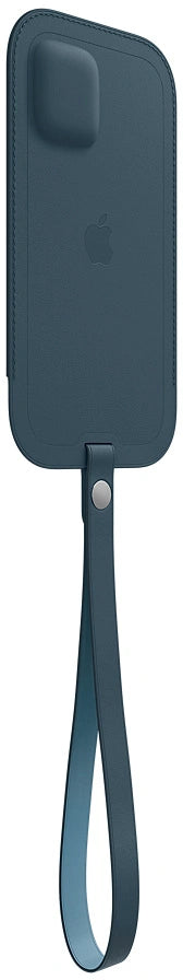Apple iPhone 12 mini Leren Sleeve met MagSafe - Baltisch Blauw