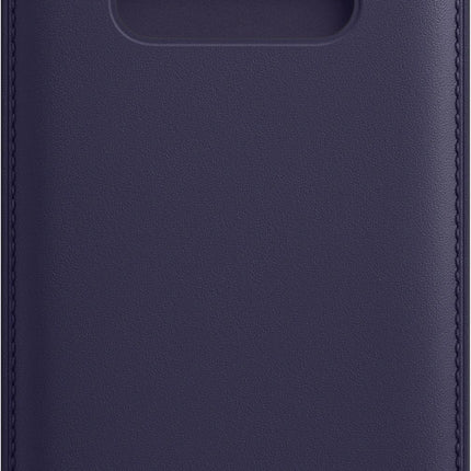 Apple iPhone 12/12 pro leren sleeve - deep violet (paars)