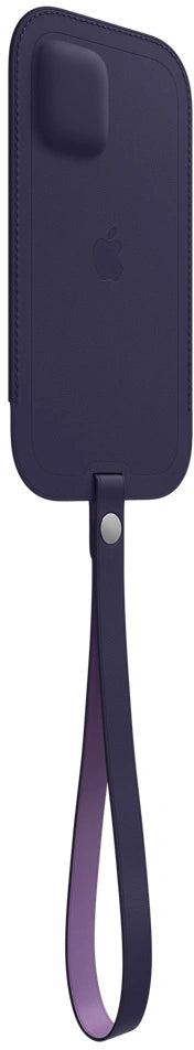 Apple iPhone 12/12 pro leren sleeve - deep violet (paars)