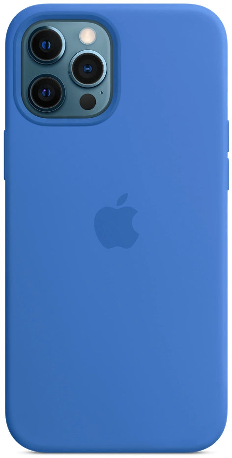 Apple iPhone 12 Pro Max Siliconenhoesje met MagSafe – Capri Blauw
