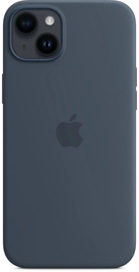 Apple iPhone 14 Plus Siliconen hoesje met MagSafe - Storm Blue (blauw)