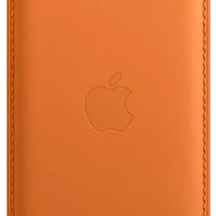 Apple iPhone leren kaarthouder - goud-bruin