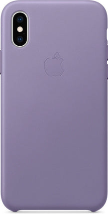 iPhone Xs leren telefoon case | Paars