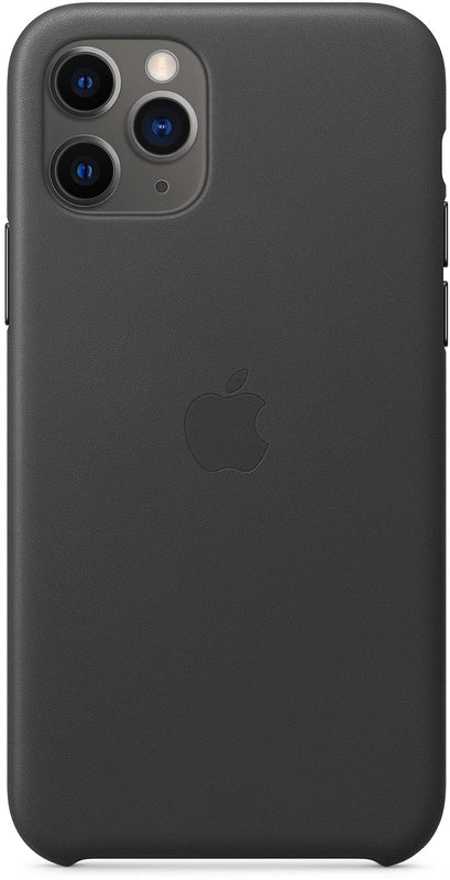 Apple iPhone 11 pro leren hoesje - zwart