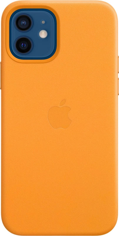 Apple iPhone 12/12 Pro Leren hoesje met MagSafe - Oranje