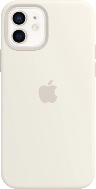 Apple iPhone 12/12 pro Siliconenhoesje met MagSafe – Wit