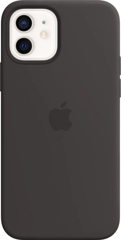 Apple iPhone 12/12 Pro Siliconenhoesje met MagSafe  – Zwart