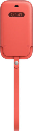 Apple iPhone 12 mini Leren Sleeve met MagSafe voor  – roze