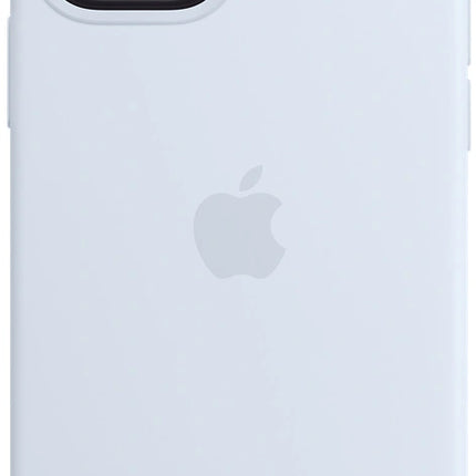 Apple iPhone 12/12 pro siliconen hoesje wolken - blauw (cloud blue)