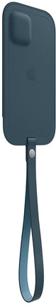 Apple iPhone 12/12 Pro Leren Sleeve met MagSafe voor – Baltisch Blauw