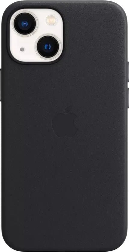 Apple iPhone 13 Leren hoesje met MagSafe – Middernacht (Zwart)