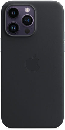 Apple iPhone 14 pro max leren hoesje met MagSafe - zwart