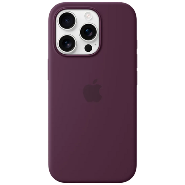 Apple iphone 14 pro siliconen hoesje met MagSafe - elderberry