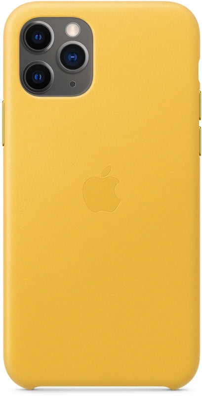 Apple iPhone 11 Pro Leren Hoesje – geel